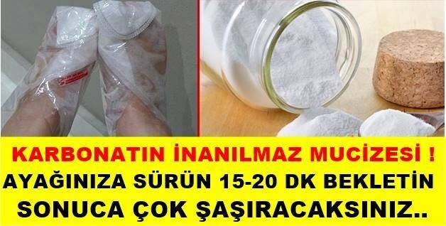 Karbonatın Ayaklardaki Mucizevi Etkisi